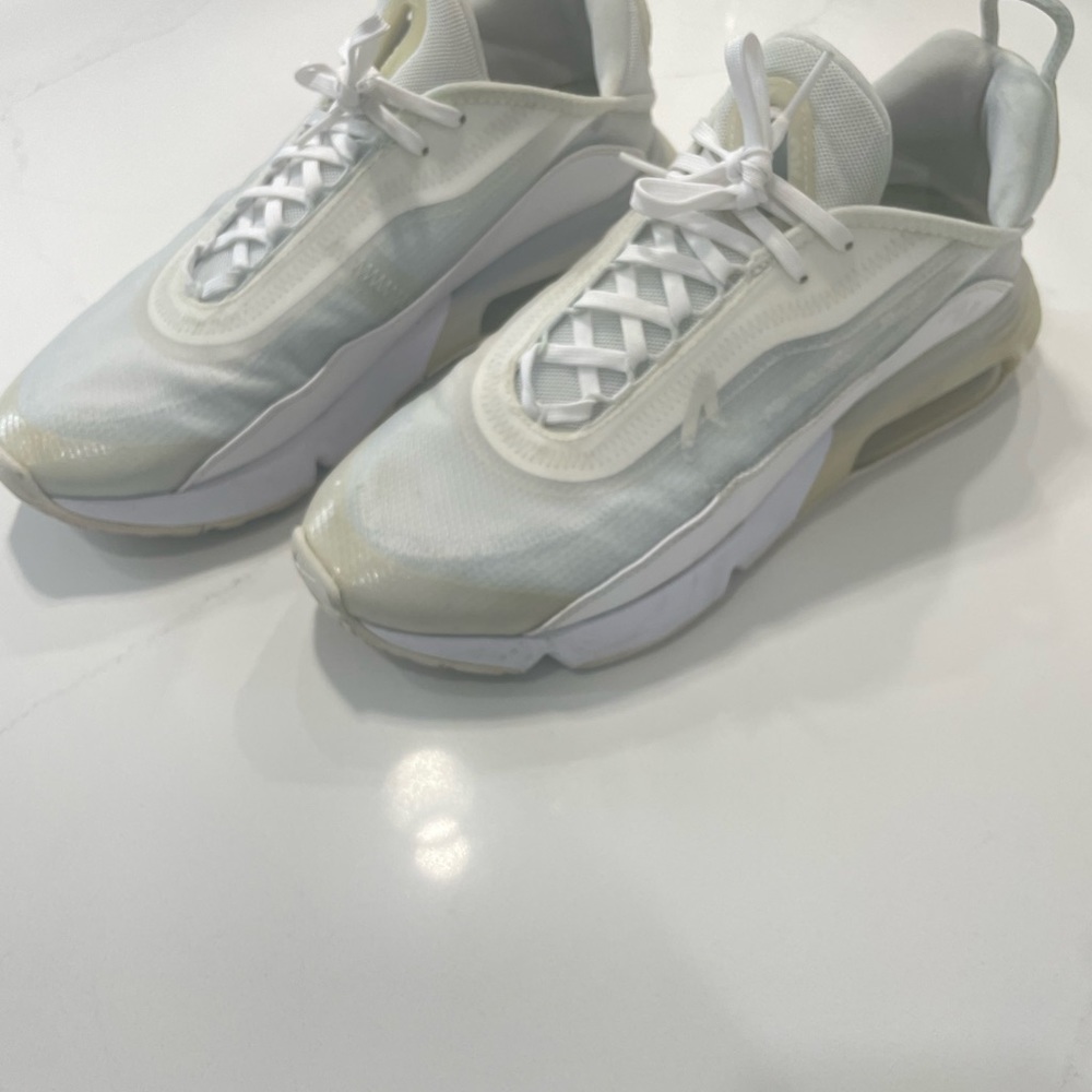 Chic White and Cream Athletic Sneakers